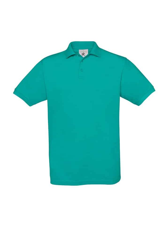 Polo Uomo Manica Corta Safran BC Collection BCPU409 60 Polo Uomo Manica Corta Piquet Safran BCPU409 Turchese