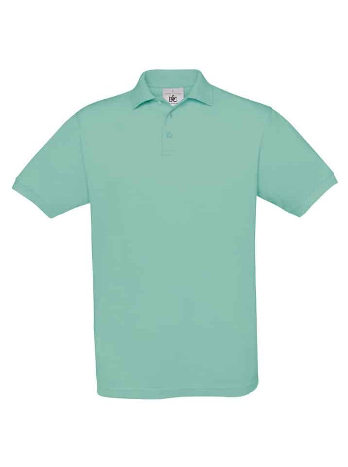 Polo Uomo Manica Corta Safran BC Collection BCPU409 50 Polo-Uomo-Manica-Corta-Piquet-Safran-BCPU409-Verde-Acqua