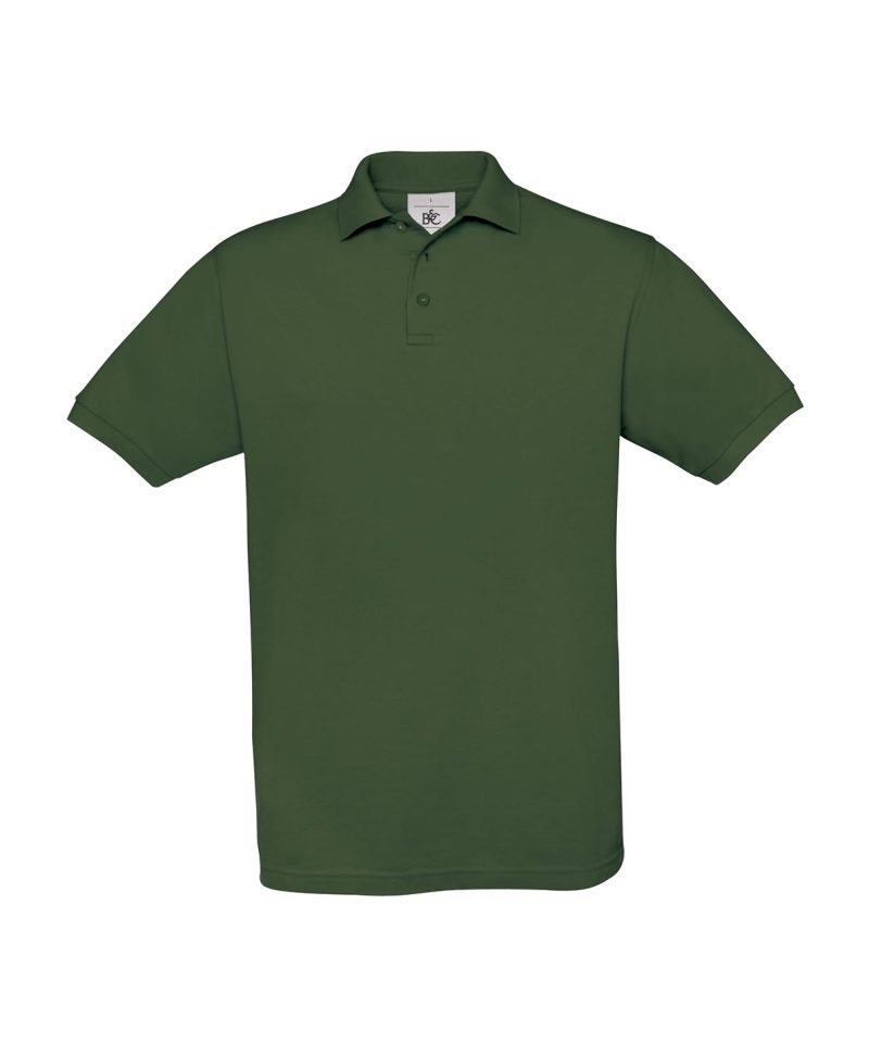 Polo Uomo Manica Corta Safran BC Collection BCPU409 58 Polo Uomo Manica Corta Piquet Safran BCPU409 Verde Bottiglia