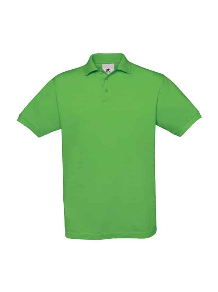 Polo Uomo Manica Corta Safran BC Collection BCPU409 57 Polo Uomo Manica Corta Piquet Safran BCPU409 Verde Intenso