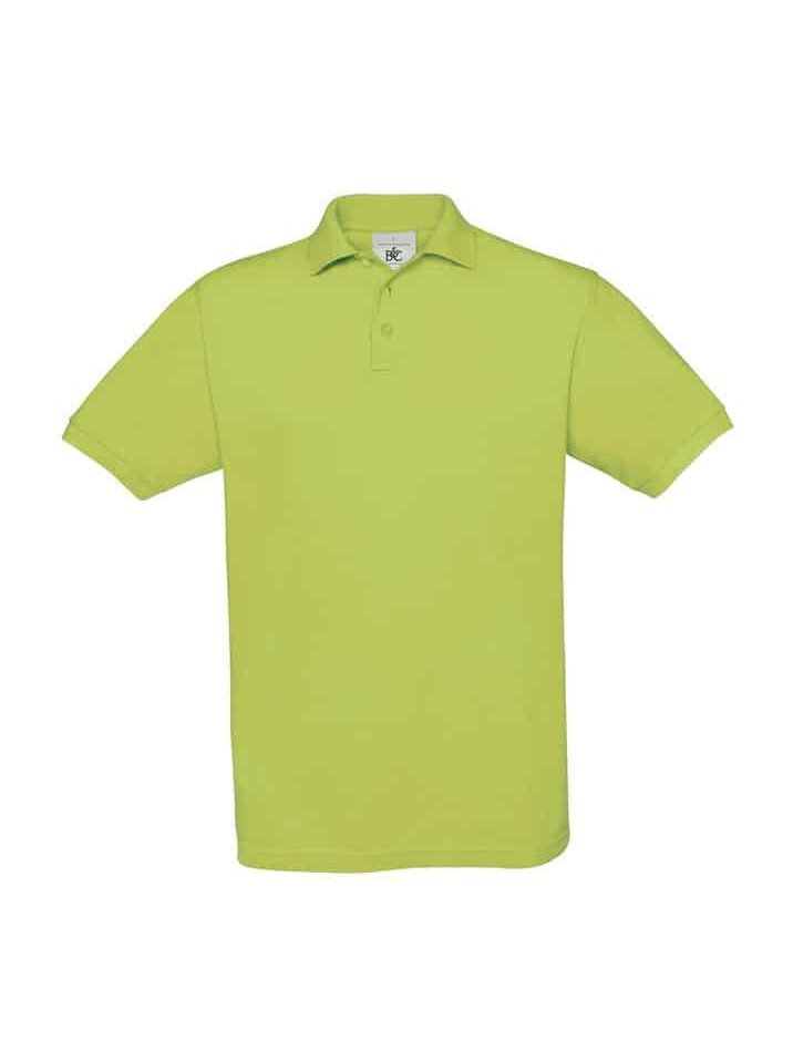 Polo Uomo Manica Corta Safran BC Collection BCPU409 55 Polo Uomo Manica Corta Piquet Safran BCPU409 Verde Pistacchio