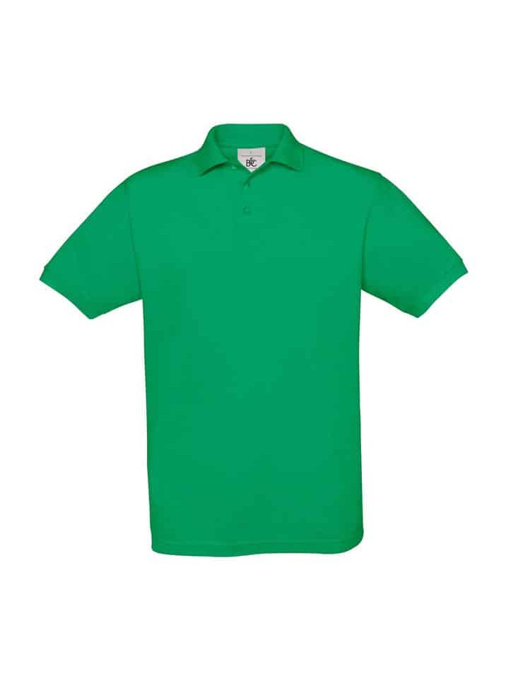 Polo Uomo Manica Corta Safran BC Collection BCPU409 54 Polo Uomo Manica Corta Piquet Safran BCPU409 Verde Prato