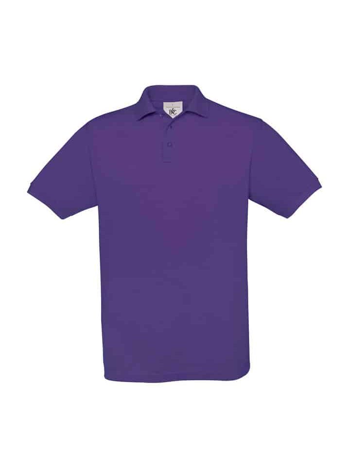 Polo Uomo Manica Corta Safran BC Collection BCPU409 52 Polo Uomo Manica Corta Piquet Safran BCPU409 Viola Porpora