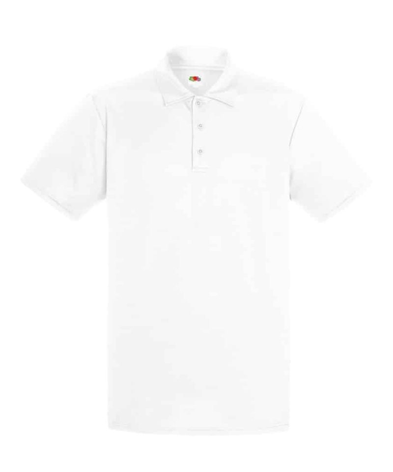 Polo Uomo Tecnica Sport Performance Fruit of the Loom FR630380 3 Polo-Uomo-Tecnica-Sport-Performance-FR630380-Bianco
