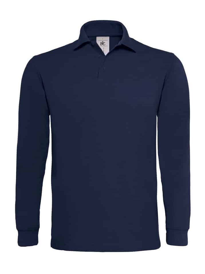 Polo Uomo Manica Lunga Heavymill BC Collection BCPU423 14 Polo-uomo-Manica-Lunga-Heavymill-BCPU423-Blu-Navy