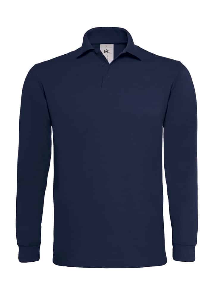 Polo Uomo Manica Lunga Heavymill BC Collection BCPU423 8 Polo-uomo-Manica-Lunga-Heavymill-BCPU423-Blu-Navy