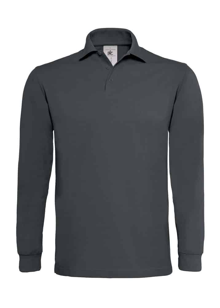 Polo Uomo Manica Lunga Heavymill BC Collection BCPU423 6 Polo-uomo-Manica-Lunga-Heavymill-BCPU423-Grigio-Scuro