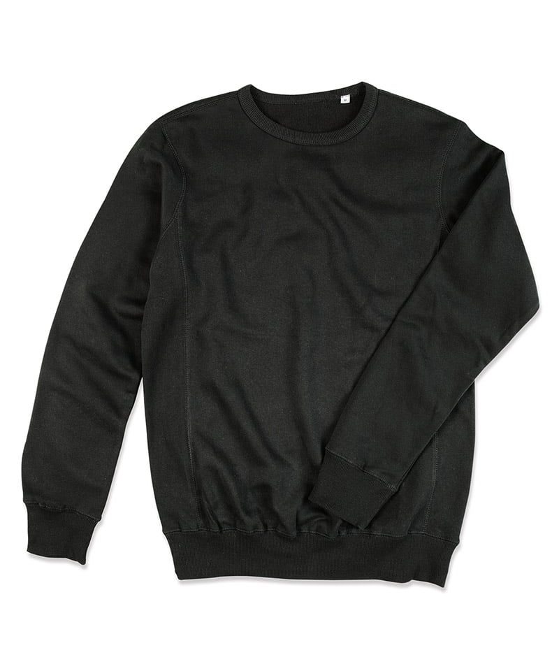 Felpa Uomo Girocollo poliestere/cotone 280g Stedman ST5620 nero
