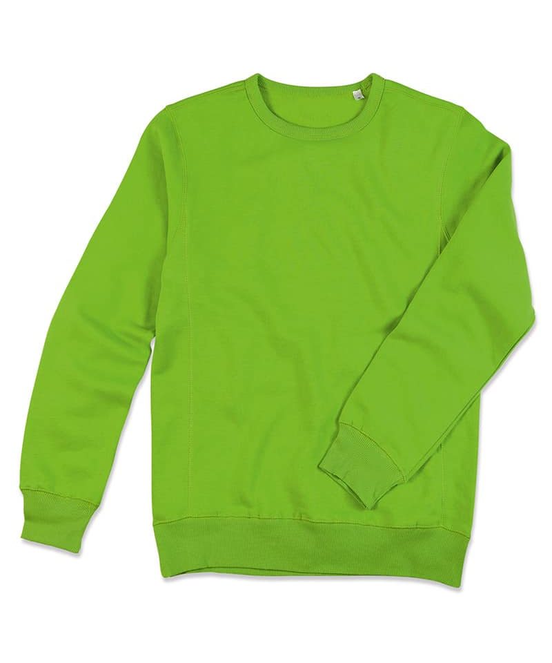 Felpa Uomo Girocollo poliestere/cotone 280g Stedman ST5620 verde lime