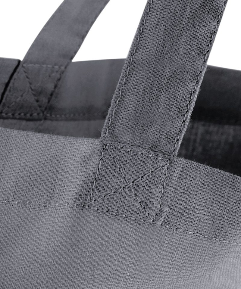 Shopper in Cotone 38x42cm Manici Corti Westford Mill W101S 20 Shopper in Cotone 38x42cm Manici Corti Westford Mill W101S Grigio Medio Cuciture