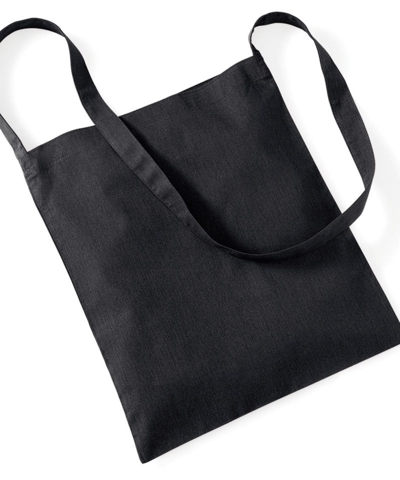 Shopper a Tracolla in cotone Westford Mill W107 10 Shopper a Tracolla in cotone Westford Mill W107 Nero