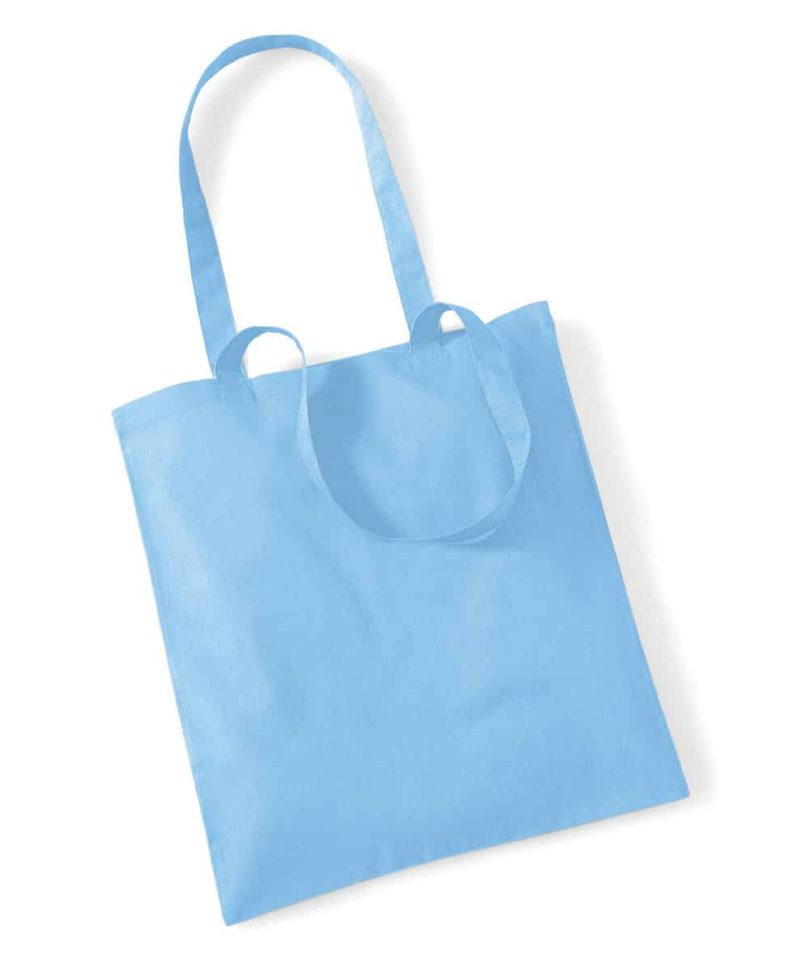 Shopper in cotone Manici Lunghi Westford Mill W101 71 Shopper in cotone Manici Lunghi W101 azzurro cielo