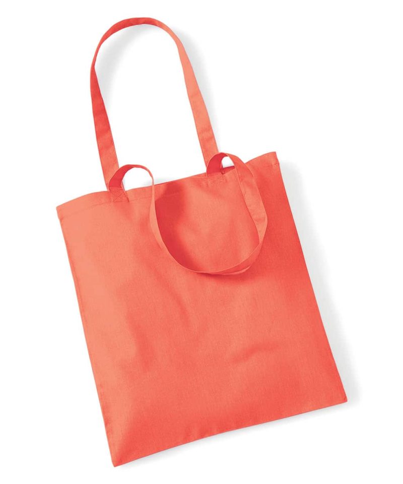 Shopper in cotone Manici Lunghi Westford Mill W101 55 Shopper in cotone Manici Lunghi W101 corallo