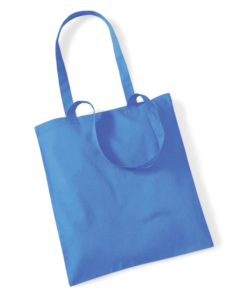 Shopper in cotone Manici Lunghi Westford Mill W101 70 Shopper in cotone Manici Lunghi W101 cornflower blu