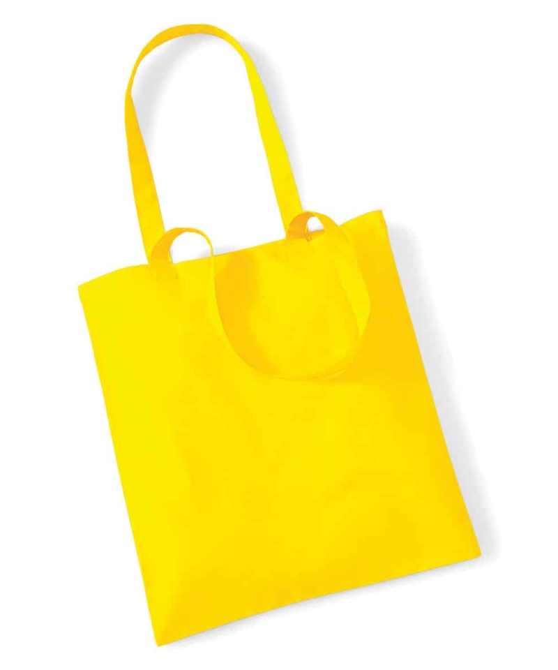 Shopper in cotone Manici Lunghi Westford Mill W101 75 Shopper in cotone Manici Lunghi W101 giallo intenso