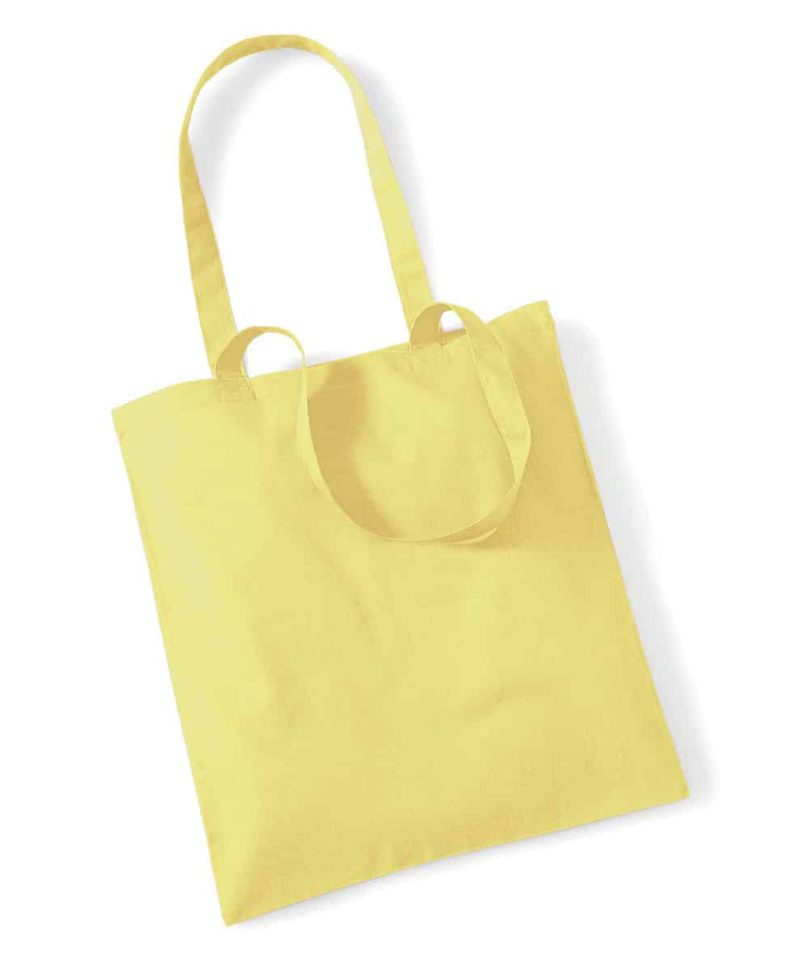 Shopper in cotone Manici Lunghi Westford Mill W101 77 Shopper in cotone Manici Lunghi W101 giallo limone