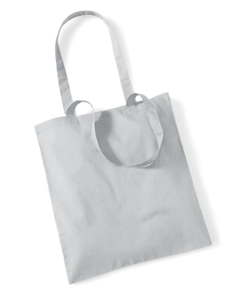 Shopper in cotone Manici Lunghi Westford Mill W101 62 Shopper in cotone Manici Lunghi W101 grigio cenere