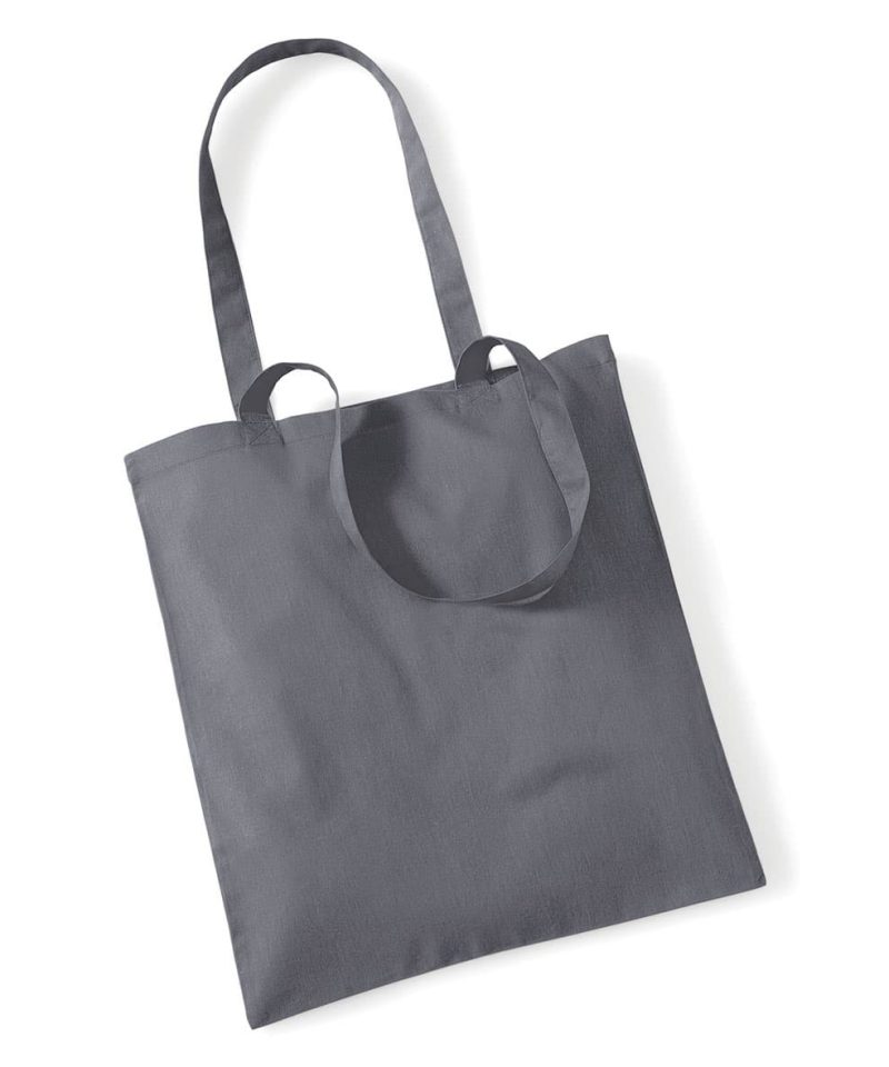 Shopper in cotone Manici Lunghi Westford Mill W101 59 Shopper in cotone Manici Lunghi W101 grigio medio
