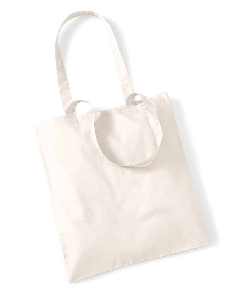 Shopper in cotone Manici Lunghi Westford Mill W101 64 Shopper in cotone Manici Lunghi W101 naturale