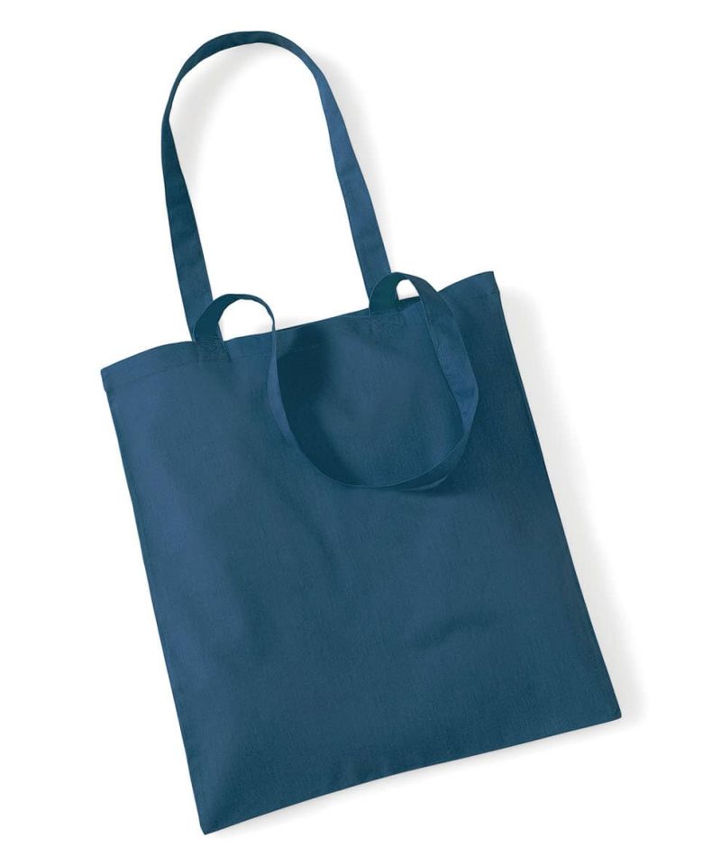 Shopper in cotone Manici Lunghi Westford Mill W101 79 Shopper in cotone Manici Lunghi W101 petrolio