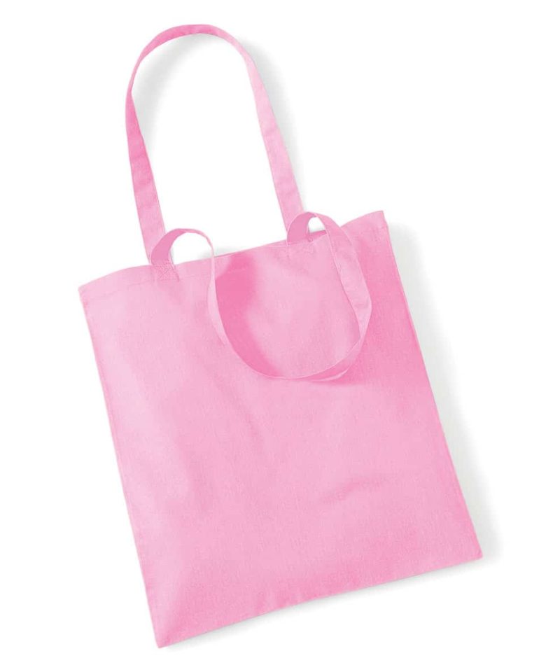Shopper in cotone Manici Lunghi Westford Mill W101 54 Shopper in cotone Manici Lunghi W101 rosa pastello