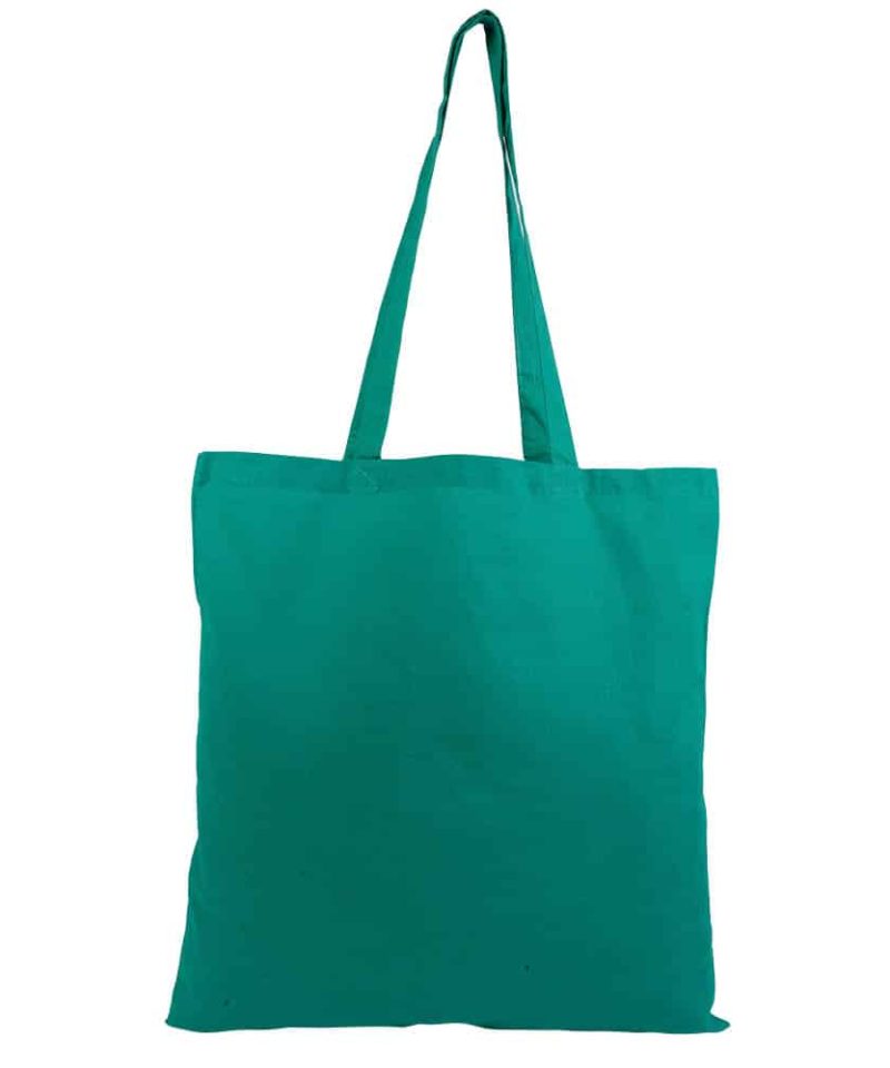 Shopper in cotone manici Lunghi 15145 Verde