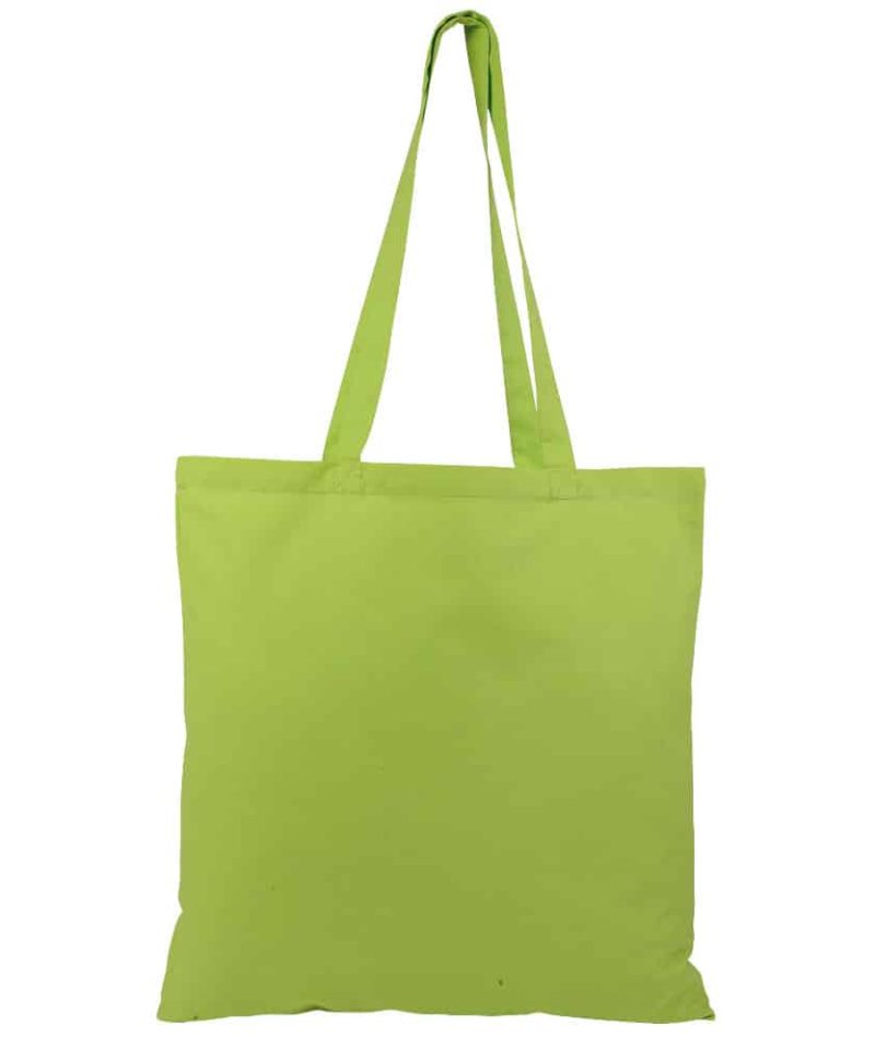 Shopper in cotone manici Lunghi 15145 Verde Lime