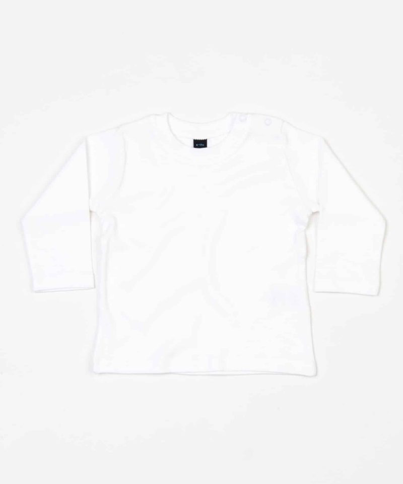 T-shirt-Baby-Neonato-Manica-Lunga-MABZ11-BIANCO