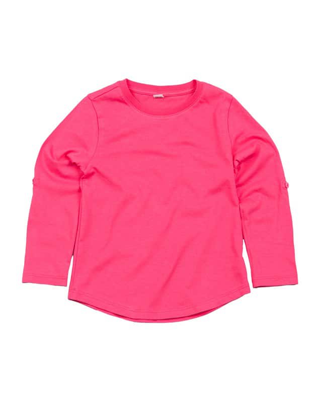 T-shirt Bambina Manica Lunga Mantis MAMK82 fucsia