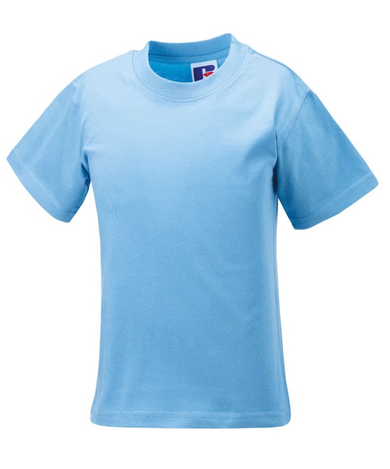 T shirt Bambino Manica Corta JE150B Azzurro Cielo