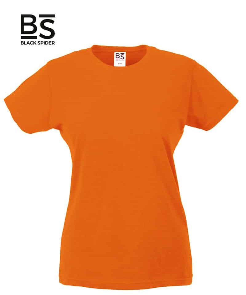 T-shirt Donna Manica Corta 150g Black Spider BSW150 33 T-shirt-Donna-Manica-Corta-150g-Black-Spider-BSW150-Arancio