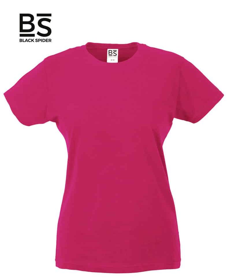 T-shirt Donna Manica Corta 150g Black Spider BSW150 30 T-shirt-Donna-Manica-Corta-150g-Black-Spider-BSW150-Fucsia