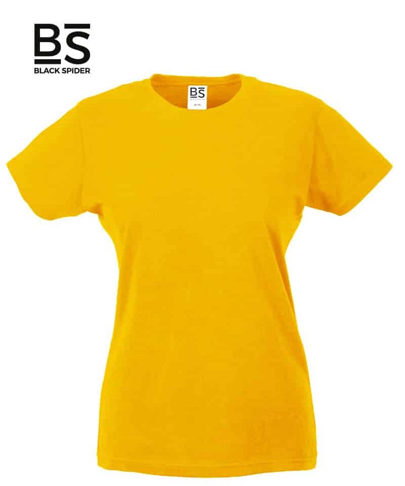 T-shirt Donna Manica Corta 150g Black Spider BSW150 29 T-shirt-Donna-Manica-Corta-150g-Black-Spider-BSW150-Giallo