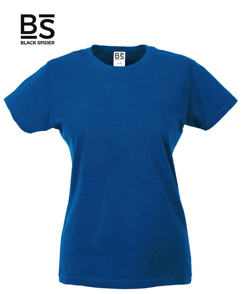 T-shirt Donna Manica Corta 150g Black Spider BSW150 24 T-shirt-Donna-Manica-Corta-150g-Black-Spider-BSW150-Royal-Blu
