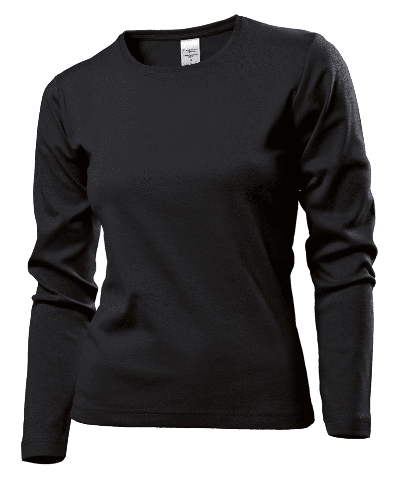 T-shirt Donna Manica Lunga Girocollo Pesante Stedman ST2140 12 T-shirt Donna Manica Lunga Girocollo Pesante ST2140