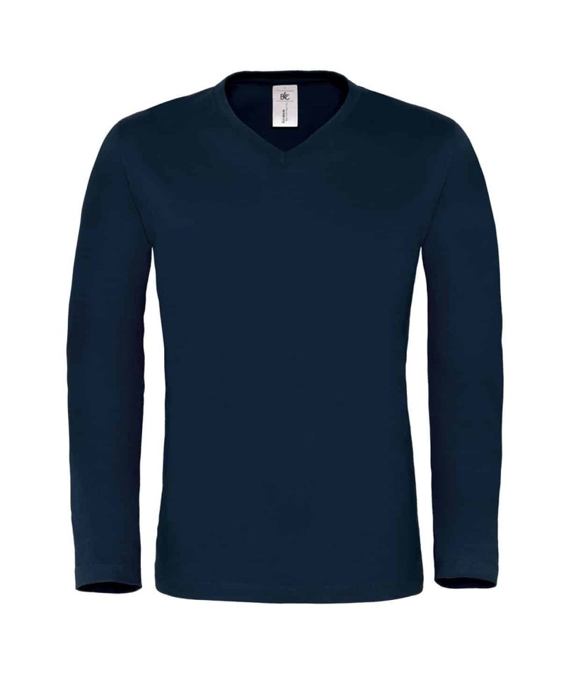 T-shirt uomo manica lunga collo V BCTM061 5 T-shirt uomo manica lunga collo V BCTM061