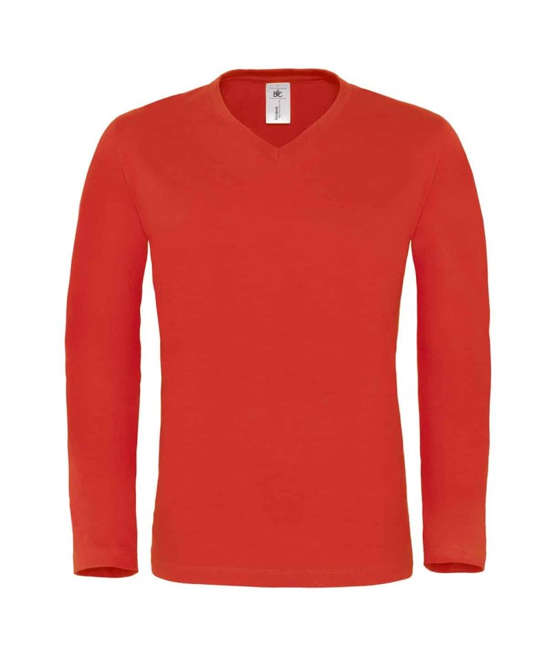 T-shirt uomo manica lunga collo V BCTM061 3 T-shirt uomo manica lunga collo V BCTM061