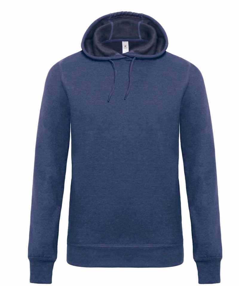 Felpa con Cappuccio e Tasche BC Collection BCWMD24 4 Felpa con Cappuccio e Tasche BC Collection BCWMD24 blu notte