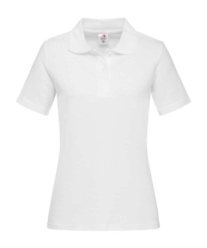 Polo Donna Manica Corta 100% cotone Stedman ST3100 30 polo-Donna-manica-corta-Stedman-ST3100-bianco