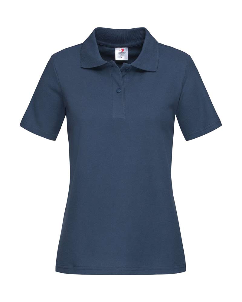 Polo Donna Manica Corta 100% cotone Stedman ST3100 14 polo-Donna-manica-corta-Stedman-ST3100-blu-navy