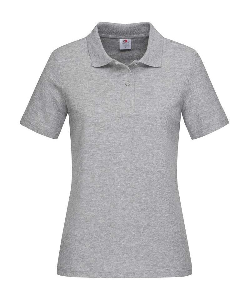 Polo Donna Manica Corta 100% cotone Stedman ST3100 24 polo-Donna-manica-corta-Stedman-ST3100-grigio