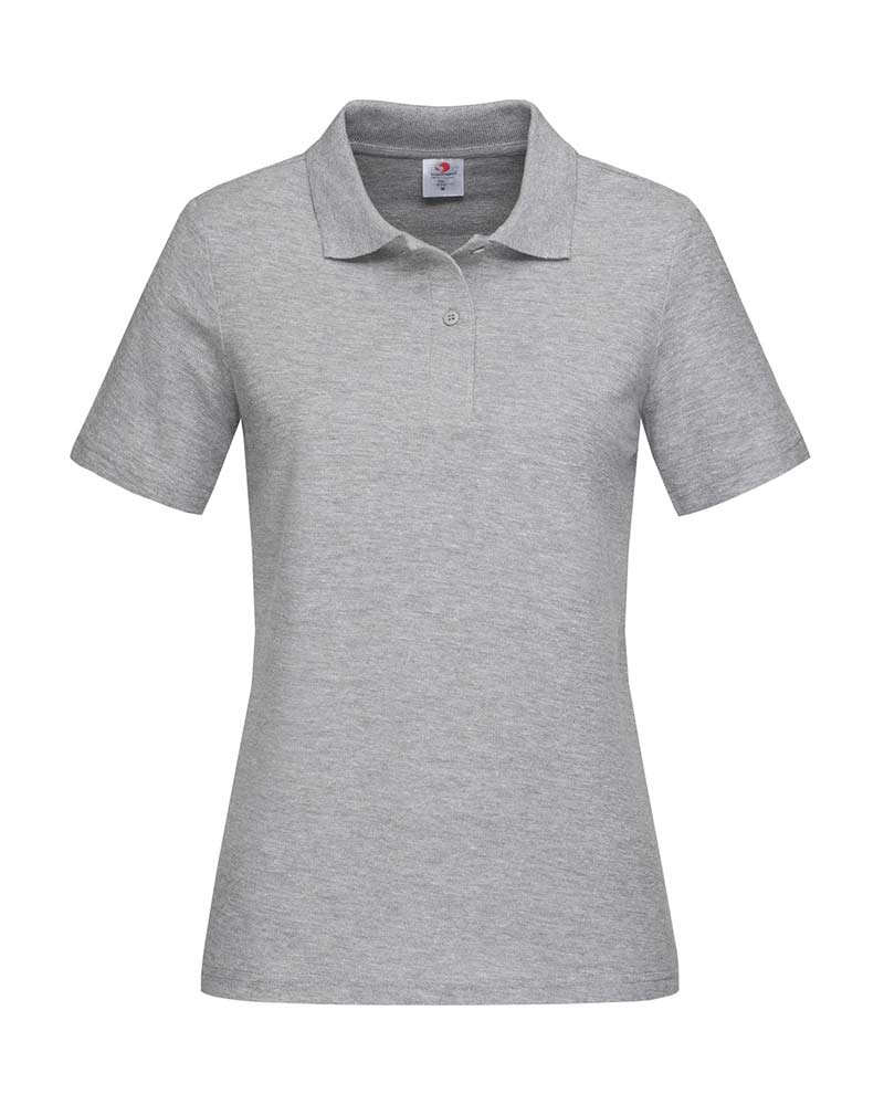 Polo Donna Manica Corta 100% cotone Stedman ST3100 9 polo-Donna-manica-corta-Stedman-ST3100-grigio