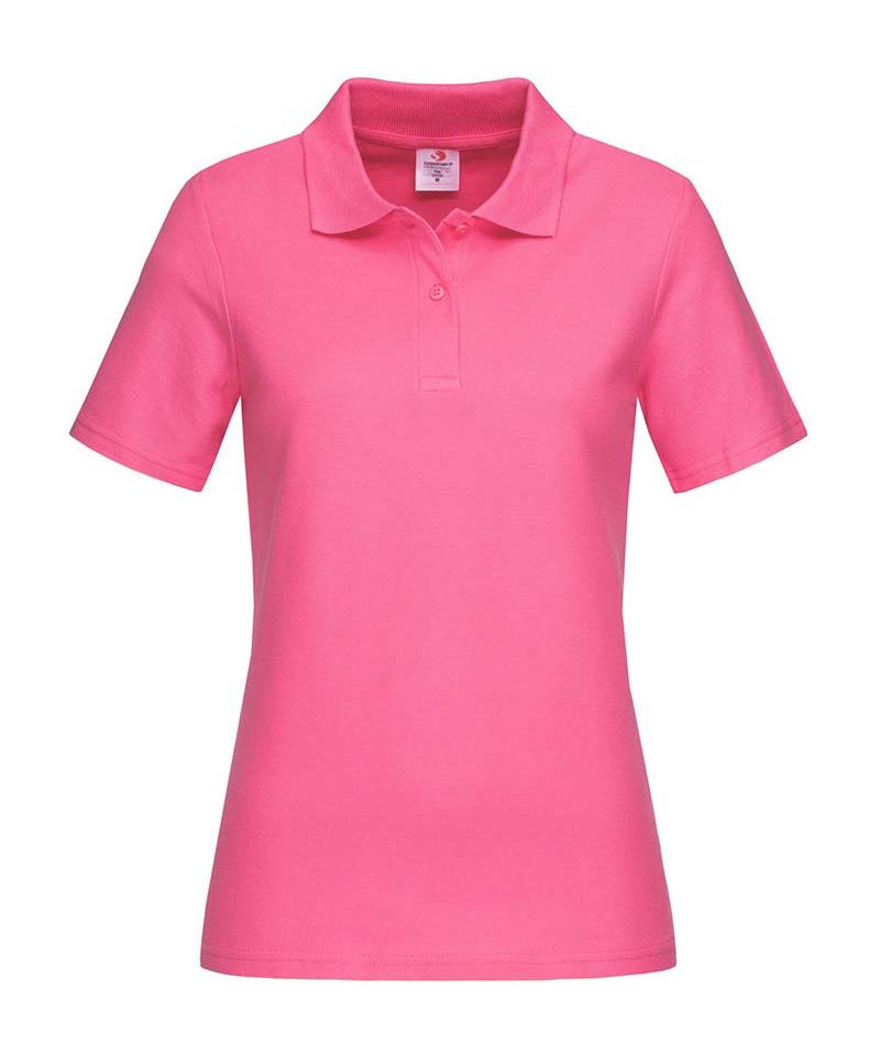 Polo Donna Manica Corta 100% cotone Stedman ST3100 22 polo-Donna-manica-corta-Stedman-ST3100-rosa