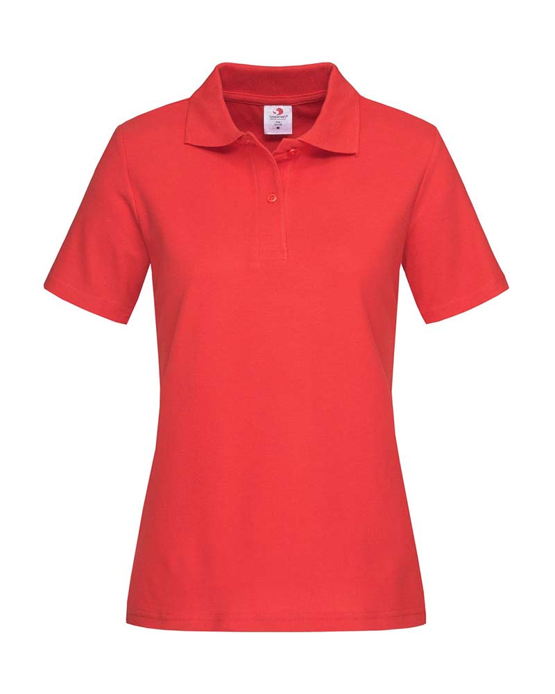Polo Donna Manica Corta 100% cotone Stedman ST3100 6 polo-Donna-manica-corta-Stedman-ST3100-rosso