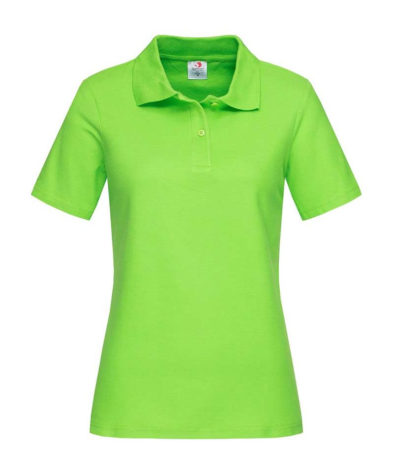 Polo Donna Manica Corta 100% cotone Stedman ST3100 20 polo-Donna-manica-corta-Stedman-ST3100-verde-kiwi