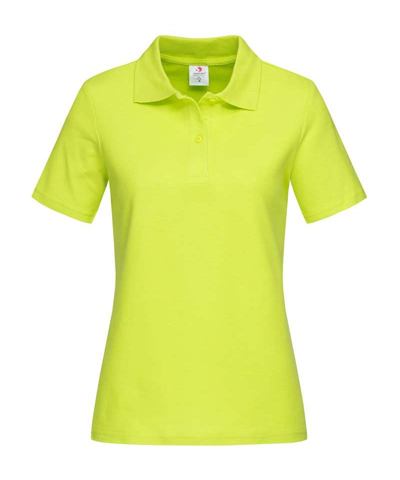 Polo Donna Manica Corta 100% cotone Stedman ST3100 19 polo-Donna-manica-corta-Stedman-ST3100-verde-lime