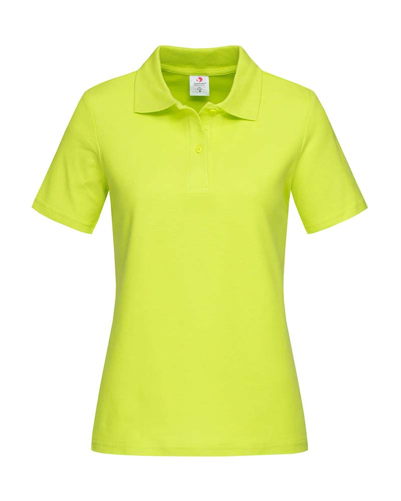 Polo Donna Manica Corta 100% cotone Stedman ST3100 4 polo-Donna-manica-corta-Stedman-ST3100-verde-lime