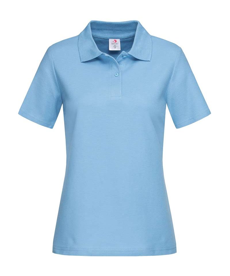 Polo Donna Manica Corta 100% cotone Stedman ST3100 31 polo-Donna-manica-corta-Stedman-ST3100azzurro-cielo