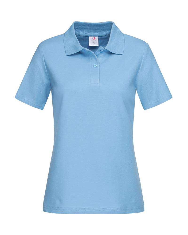 Polo Donna Manica Corta 100% cotone Stedman ST3100 16 polo-Donna-manica-corta-Stedman-ST3100azzurro-cielo