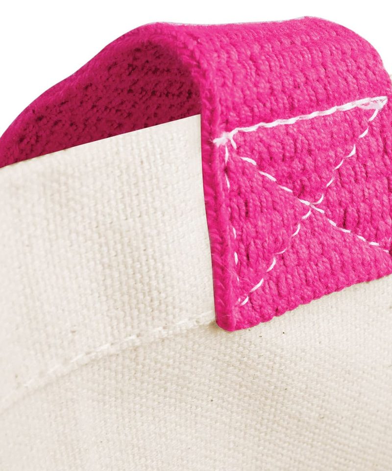 Shopper Bicolore in Juta 42x33x19cm Westford Mill W422 45 Shopper Bicolore in Juta 42x33x19cm W422 fucsia cuciture
